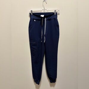 Figs Zamora Jogger Scrub Pants Navy Size XS Petite